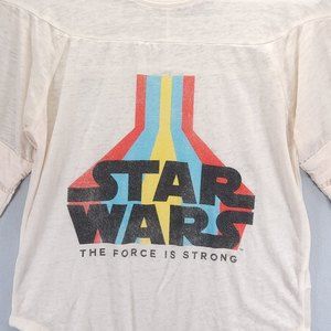 Star Wars Shirt Women's Size Extra Small The Force is Strong 3/4 Sleeve Flowing